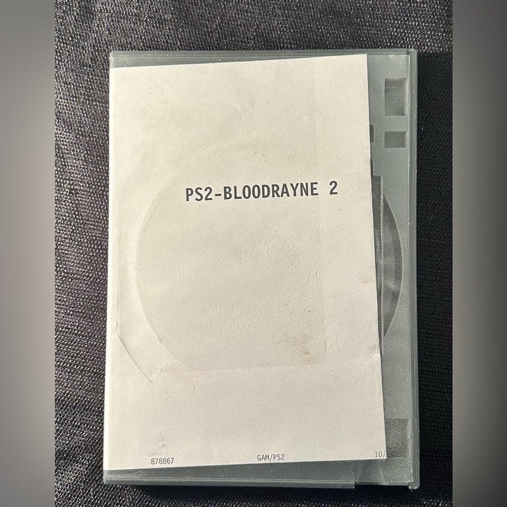 BloodRayne 2 (Sony PlayStation 2, 2004) PS2 No Manual Or Cover. DVD Rom NTSC